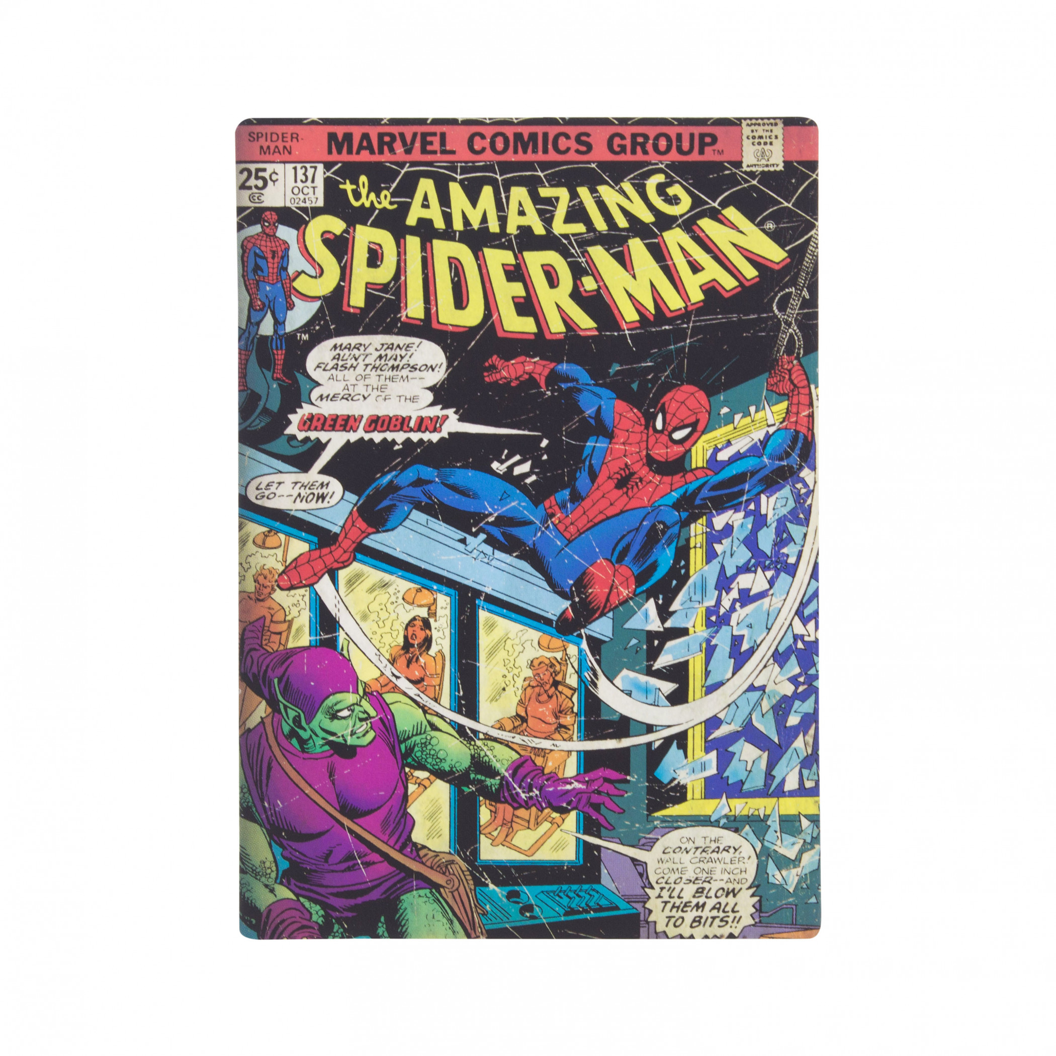 Spider-Man Classic Comic Book Covers Coaster Set